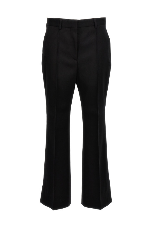 Wool flare pants Black   Wool flare pants Black