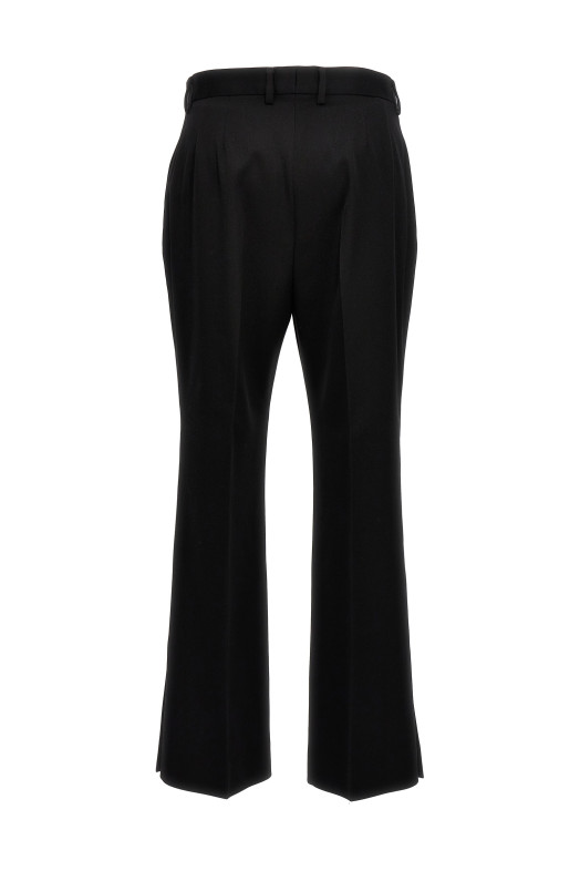 Wool flare pants Black   Wool flare pants Black