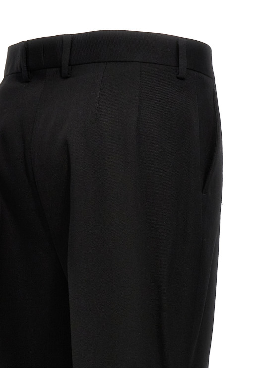 Wool flare pants Black   Wool flare pants Black