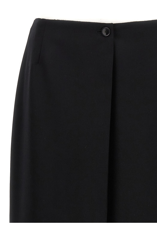 Long skirt back slit Black   Long skirt back slit Black