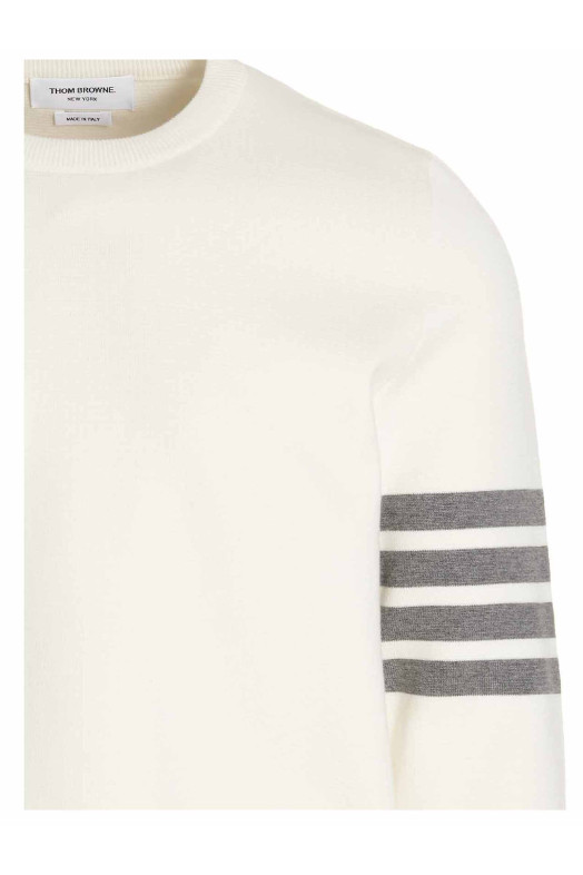 Свитер «4 bar» Белый THOM BROWNE (MKA202A00219100)