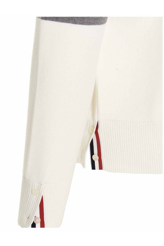 Свитер «4 bar» Белый THOM BROWNE (MKA202A00219100)