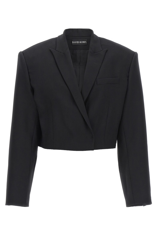 Блейзер «Cropped» Чорний (AW23DK01JBLACK) Блейзер «Cropped» Чорний (AW23DK01JBLACK)