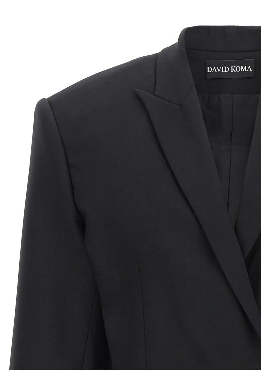 Блейзер «Cropped» Чорний (AW23DK01JBLACK) Блейзер «Cropped» Чорний (AW23DK01JBLACK)