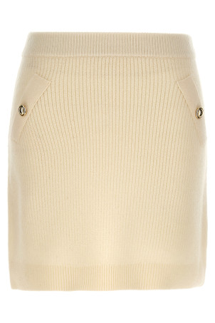 Knitted skirt White Knitted skirt White