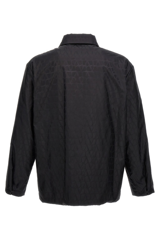 Двостороння куртка Valentino «Toile Iconographe» Чорна (4V3CJJ109VFMXM) Двостороння куртка Valentino «Toile Iconographe» Чорна (4V3CJJ109VFMXM)