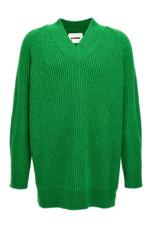 Свитер большого размера Зеленый JIL SANDER (J22GP0192J14698325) Свитер большого размера Зеленый JIL SANDER (J22GP0192J14698325)