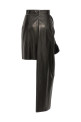 Maxi bow leather skirt Black   Maxi bow leather skirt Black