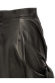 Maxi bow leather skirt Black   Maxi bow leather skirt Black