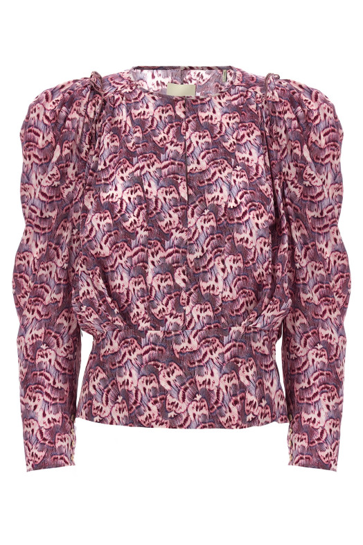 ISABEL MARANT 'Zarga' блузка Разноцветная (24PHT0012FAB1J04I86MA) ISABEL MARANT 'Zarga' блузка Разноцветная (24PHT0012FAB1J04I86MA)