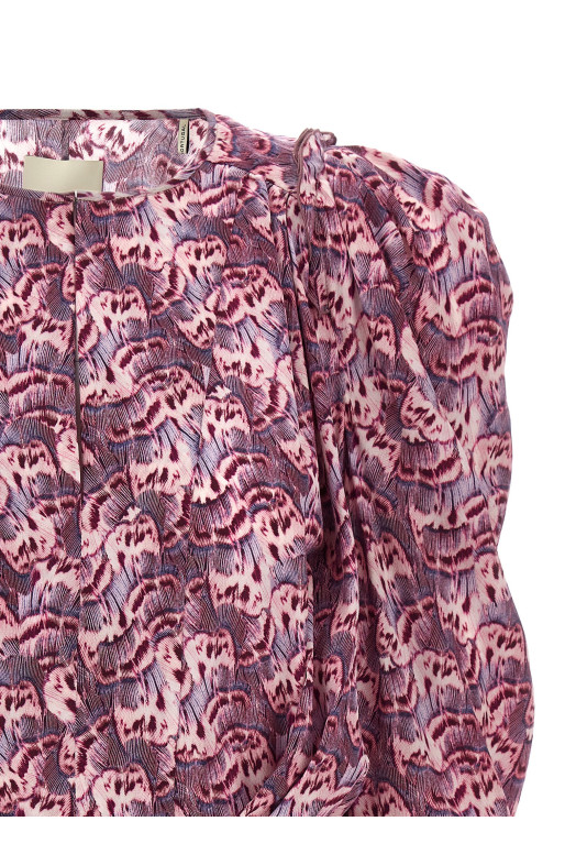 ISABEL MARANT 'Zarga' блузка Разноцветная (24PHT0012FAB1J04I86MA) ISABEL MARANT 'Zarga' блузка Разноцветная (24PHT0012FAB1J04I86MA)