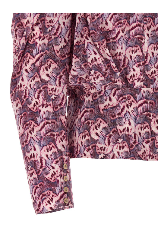 ISABEL MARANT 'Zarga' блузка Разноцветная (24PHT0012FAB1J04I86MA) ISABEL MARANT 'Zarga' блузка Разноцветная (24PHT0012FAB1J04I86MA)