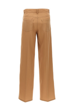 Брюки с широкими штанинами Бежевые JIL SANDER (J04KA0004J40003257) Брюки с широкими штанинами Бежевые JIL SANDER (J04KA0004J40003257)