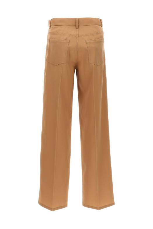 Штани з широкими штанинами Бежеві JIL SANDER (J04KA0004J40003257) Штани з широкими штанинами Бежеві JIL SANDER (J04KA0004J40003257)