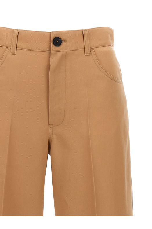 Штани з широкими штанинами Бежеві JIL SANDER (J04KA0004J40003257) Штани з широкими штанинами Бежеві JIL SANDER (J04KA0004J40003257)