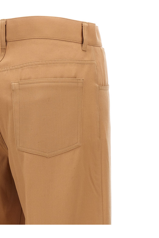 Штани з широкими штанинами Бежеві JIL SANDER (J04KA0004J40003257) Штани з широкими штанинами Бежеві JIL SANDER (J04KA0004J40003257)