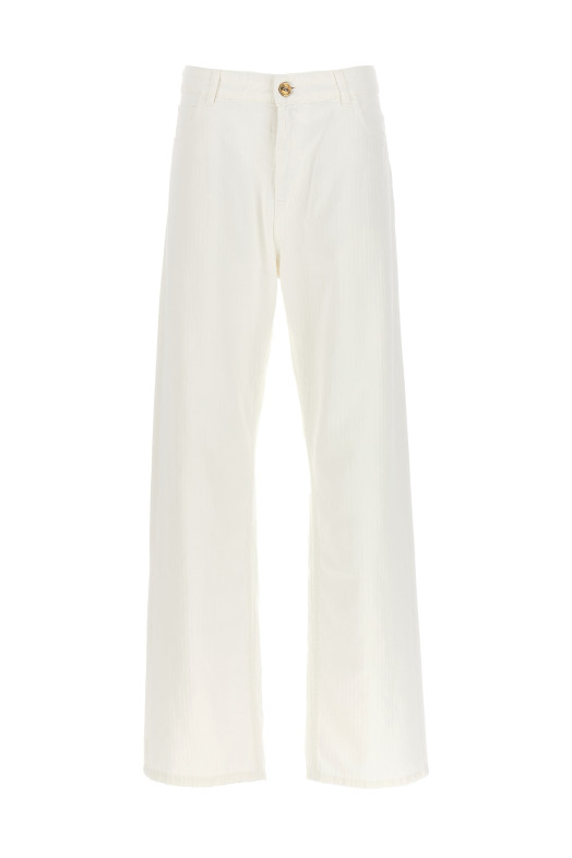 Джинсы-багги с шевроном Белые ETRO (WRNB0005AC169W0111) Джинсы-багги с шевроном Белые ETRO (WRNB0005AC169W0111)