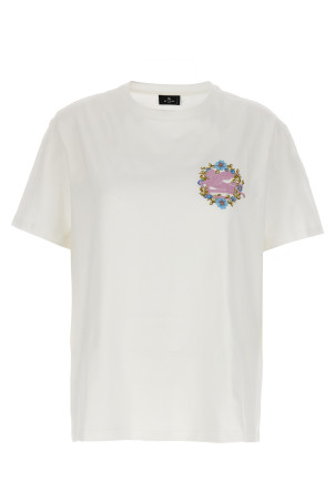 Футболка с вышитым логотипом Белая ETRO (WRJB0006AC036W0111) Футболка с вышитым логотипом Белая ETRO (WRJB0006AC036W0111)