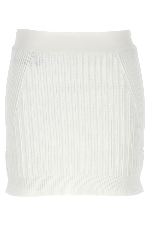 Османська спідниця-міні з низькою талією, біла HERVE LEGER (COR3429913902)