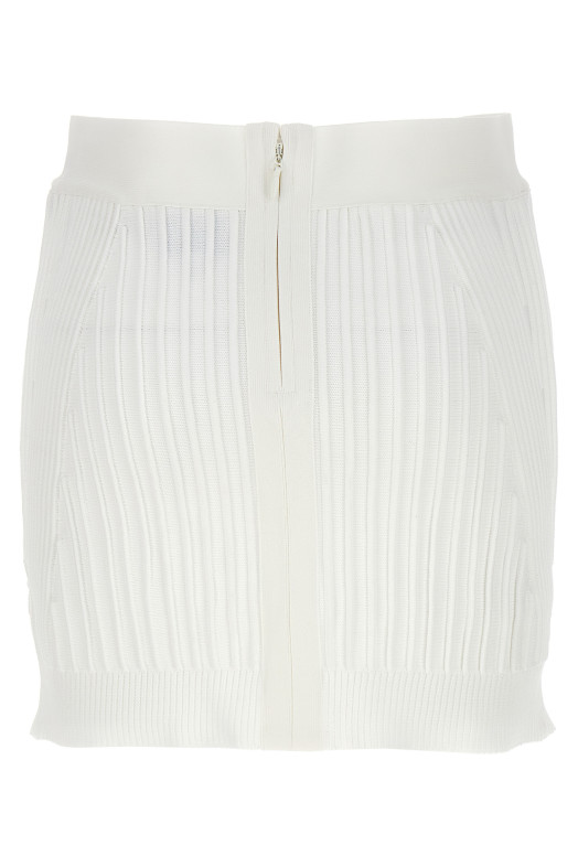 Османська спідниця-міні з низькою талією, біла HERVE LEGER (COR3429913902)