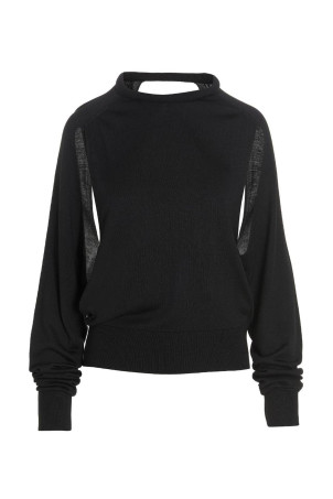 Вирізана вставка на верху светра Чорний RAMAEL (RA0020100)
