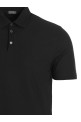 Ice cotton polo shirt Black  