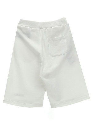 Бермуди з логотипом Білі/Чорні BALMAIN KIDS (BU6Q39Z1869100NE) Бермуди з логотипом Білі/Чорні BALMAIN KIDS (BU6Q39Z1869100NE)