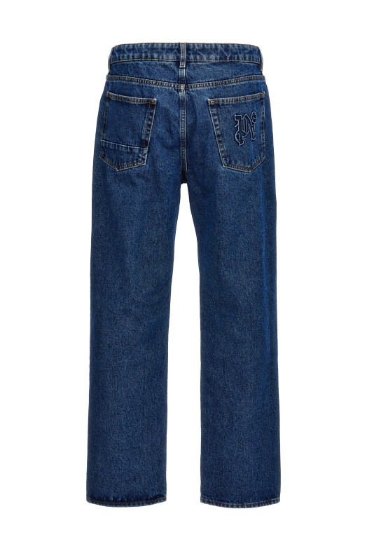 Джинсы «LW Monogram» Синие (PMYA039R24DEN00140104010) Джинсы «LW Monogram» Синие (PMYA039R24DEN00140104010)