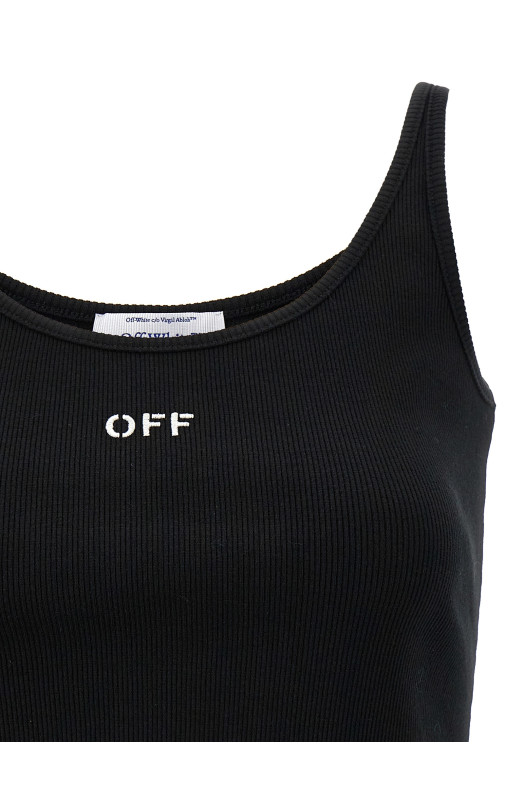 'Off stamp' top Black   'Off stamp' top Black