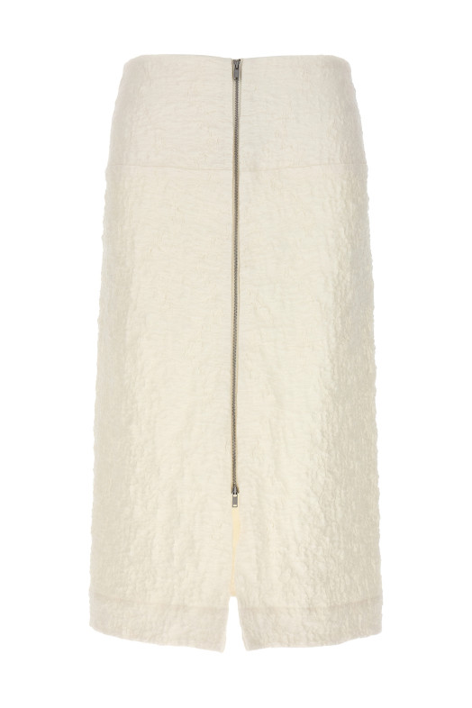 Embossed cotton skirt Pink Embossed cotton skirt Pink