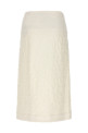 Embossed cotton skirt Pink Embossed cotton skirt Pink