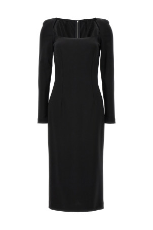 Milan stitch dress Black   Milan stitch dress Black