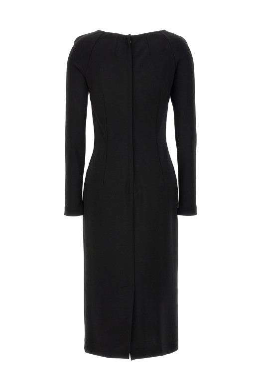 Платье с миланской вышивкой, черное DOLCE & GABBANA (F6DLUTFUGN7N0000) Платье с миланской вышивкой, черное DOLCE & GABBANA (F6DLUTFUGN7N0000)