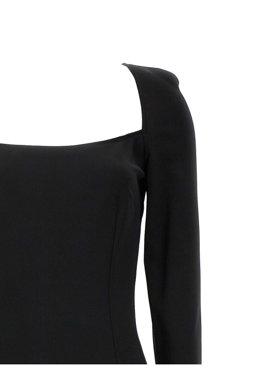 Платье с миланской вышивкой, черное DOLCE & GABBANA (F6DLUTFUGN7N0000) Платье с миланской вышивкой, черное DOLCE & GABBANA (F6DLUTFUGN7N0000)