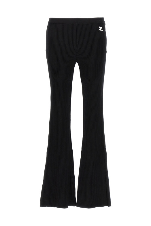 'Reedition rib knit' pants Black   'Reedition rib knit' pants Black