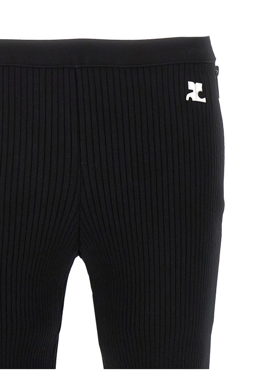 'Reedition rib knit' pants Black   'Reedition rib knit' pants Black