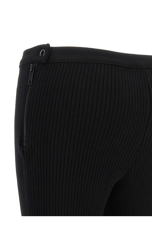 'Reedition rib knit' pants Black   'Reedition rib knit' pants Black