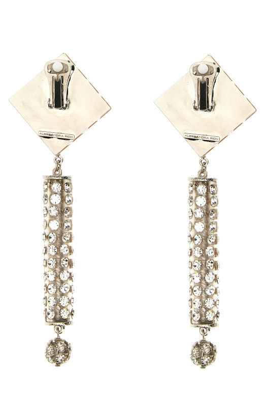 Crystal earrings Silver Crystal earrings Silver