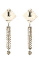 Crystal earrings Silver Crystal earrings Silver