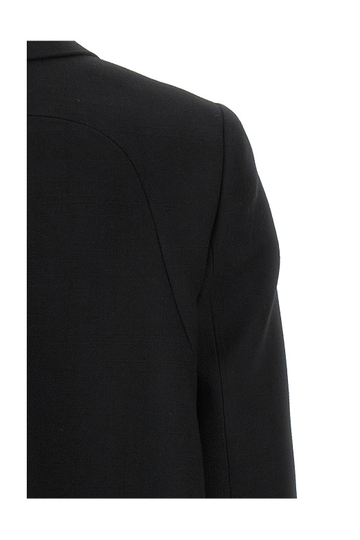 Двобортний блейзер Чорний FENDI (FJ7454AXAUF0GME) Двобортний блейзер Чорний FENDI (FJ7454AXAUF0GME)