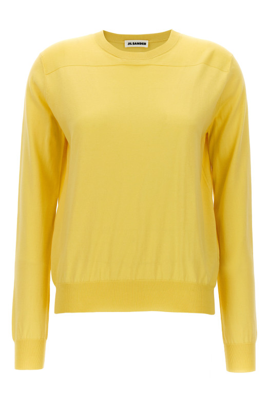 Светр з круглим вирізом Жовтий JIL SANDER (J02GP0168J15383744) Светр з круглим вирізом Жовтий JIL SANDER (J02GP0168J15383744)