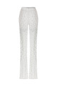 Леггинсы с кружевом из стразов Белые ALESSANDRA RICH (FABX3605P42060822) Леггинсы с кружевом из стразов Белые ALESSANDRA RICH (FABX3605P42060822)