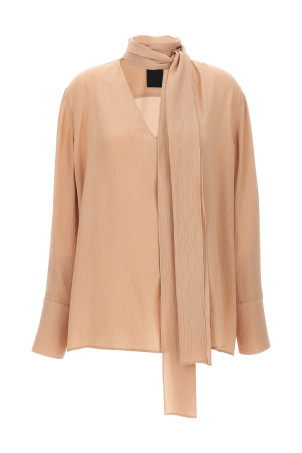Pussy bow blouse Beige Pussy bow blouse Beige