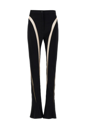 Леггинсы с сетчатыми вставками, черные MUGLER (24P1PA0404470B99N1) Леггинсы с сетчатыми вставками, черные MUGLER (24P1PA0404470B99N1)