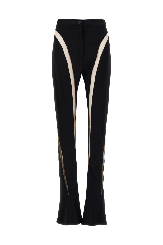 Леггинсы с сетчатыми вставками, черные MUGLER (24P1PA0404470B99N1) Леггинсы с сетчатыми вставками, черные MUGLER (24P1PA0404470B99N1)