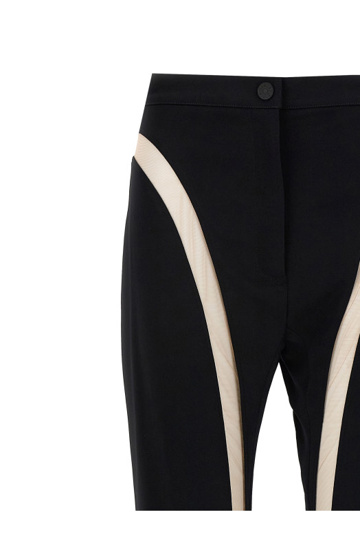 Леггинсы с сетчатыми вставками, черные MUGLER (24P1PA0404470B99N1) Леггинсы с сетчатыми вставками, черные MUGLER (24P1PA0404470B99N1)