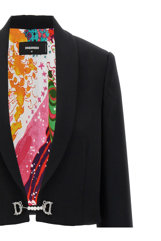 Коротка куртка «D2 Jewel» Чорний (S72BN0677S60567900)