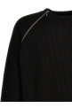 Zip detail sweater Black   Zip detail sweater Black