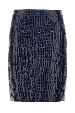 Спідниця з крокодиловим принтом Синя TOM FORD (GCL871LEX306HB784) Спідниця з крокодиловим принтом Синя TOM FORD (GCL871LEX306HB784)