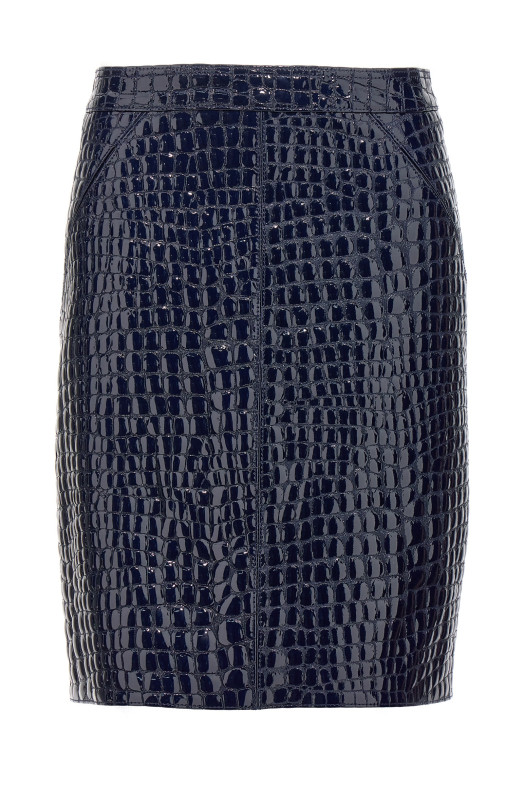 Спідниця з крокодиловим принтом Синя TOM FORD (GCL871LEX306HB784) Спідниця з крокодиловим принтом Синя TOM FORD (GCL871LEX306HB784)